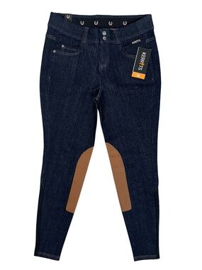 Kerrits Stretch Denim Knee Patch Breeches Women’s Medium